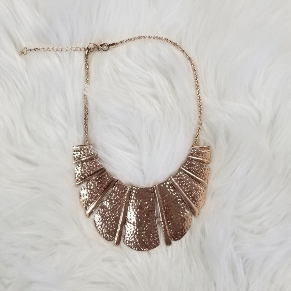 Rose Gold Statement Necklace